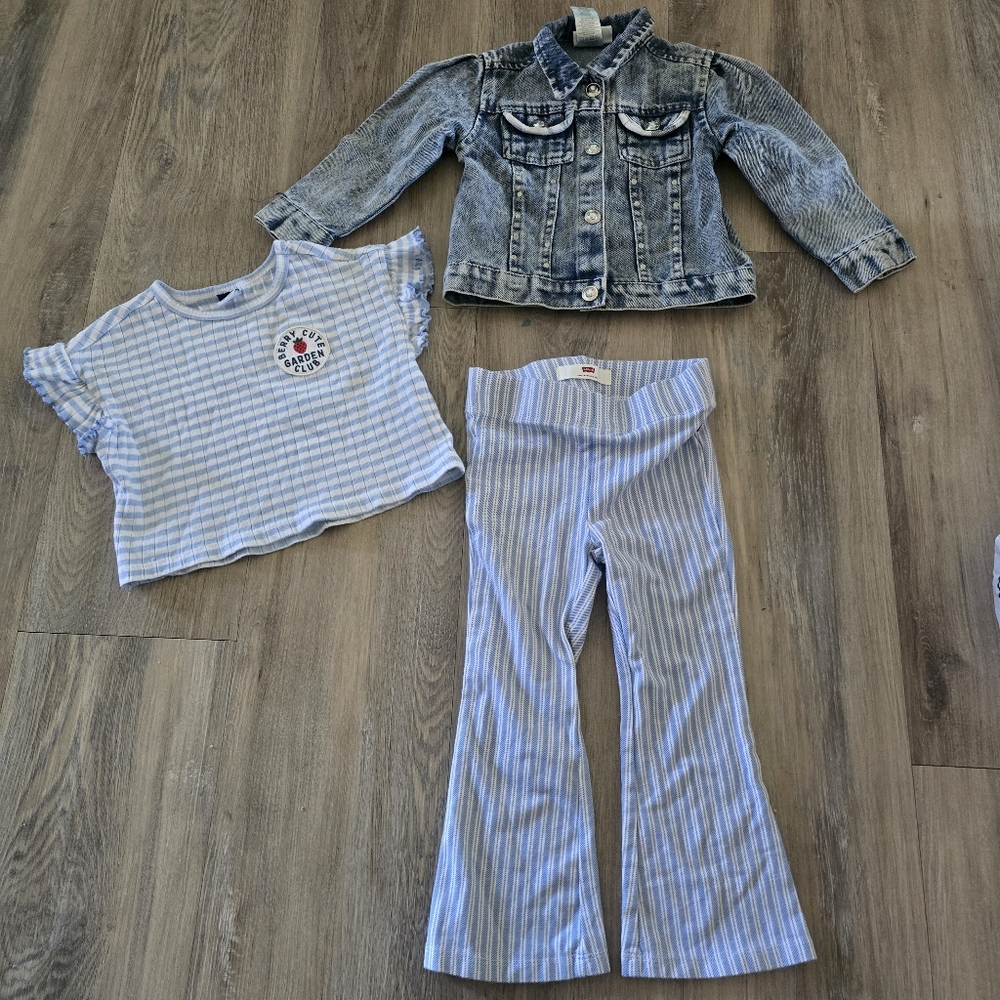 Girls clothes bundle 18-2T colorful adorable bundle